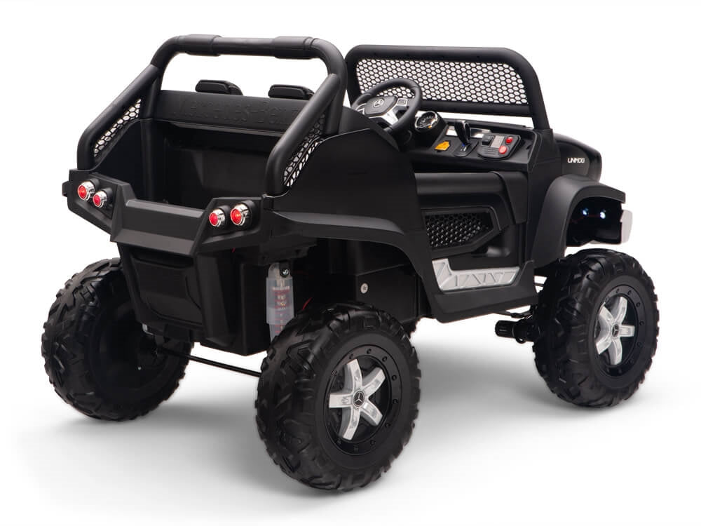 12V Mercedes Benz UNIMOG  Kids Ride On UTV Black