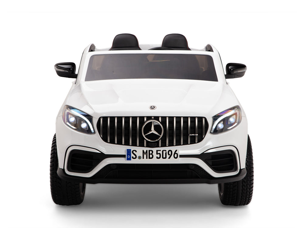 12V Mercedes-Benz AMG GLC63S Kids Two Seat Ride On Car with Remote Control - White