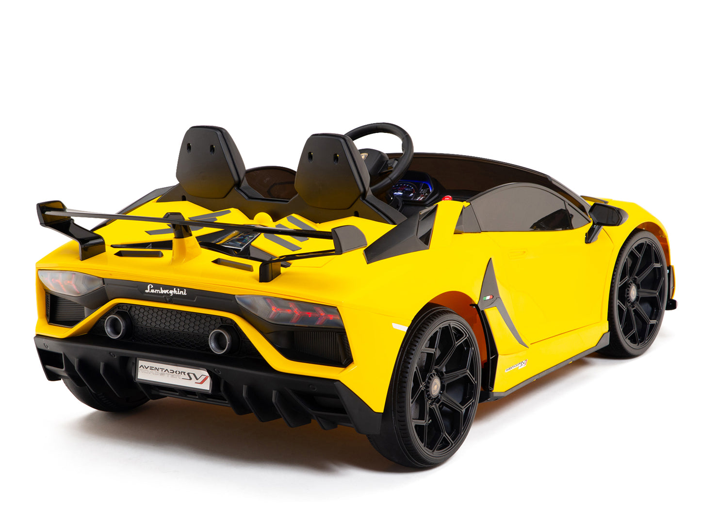 24V Lamborghini SVJ Ride On DRIFT Car with Remote Control - Yellow