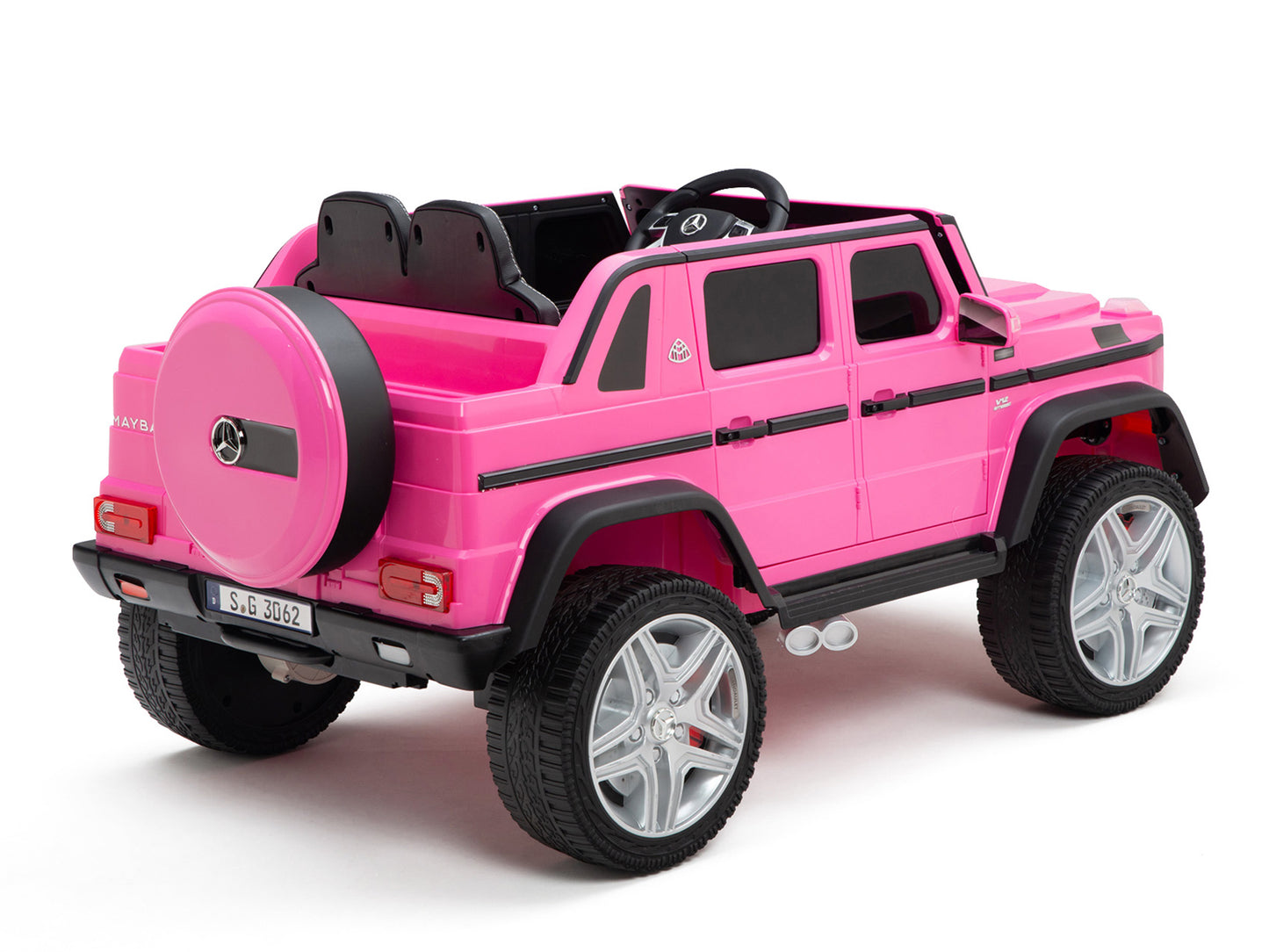 12V Mercedes-Maybach G650 Landaulet Kids Ride On Car/SUV with Remote – Pink