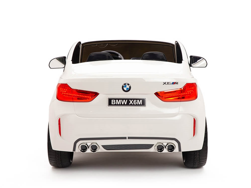 Two Seat BMW X6M Kids 12V Car - White