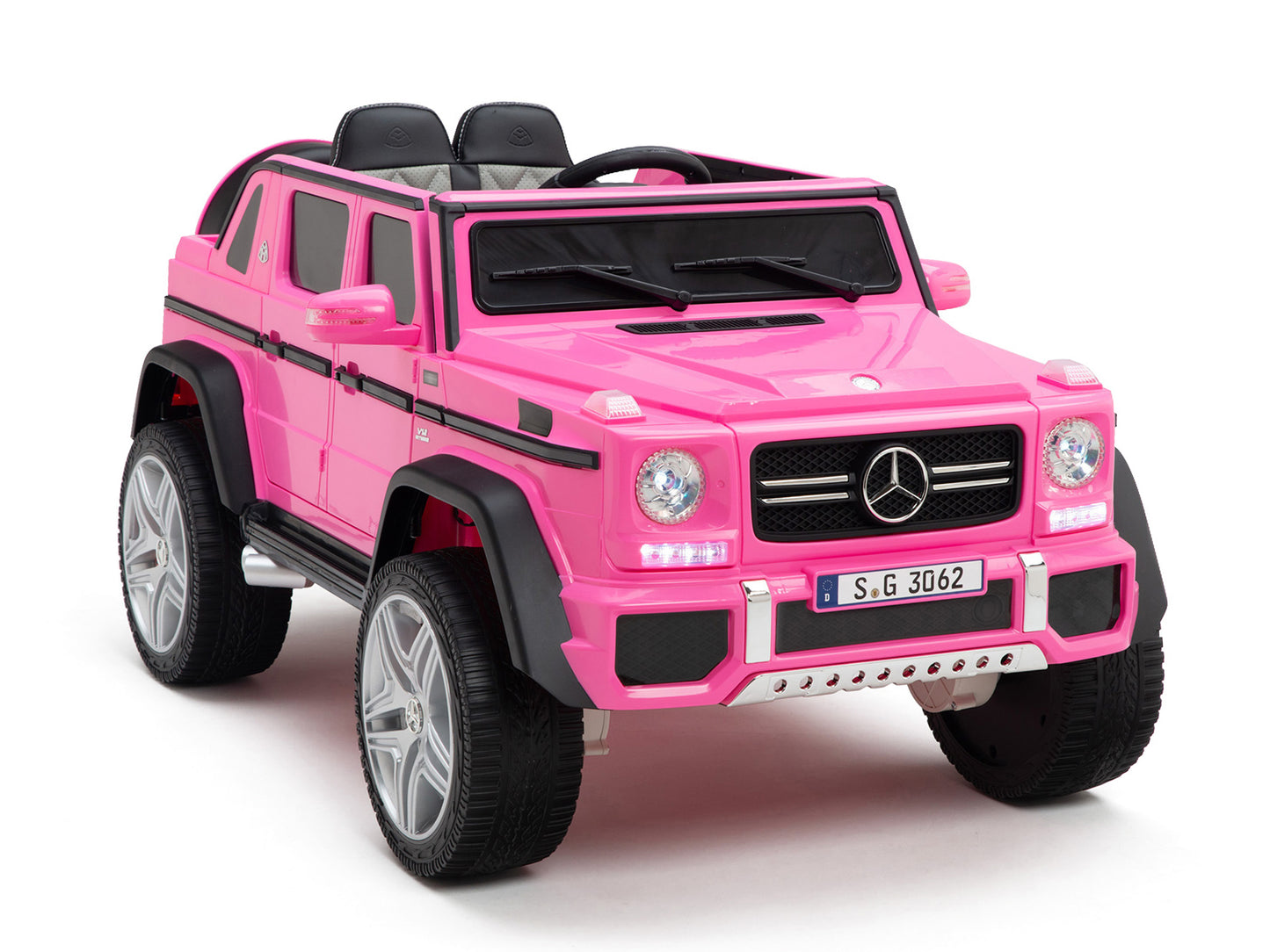 12V Mercedes-Maybach G650 Landaulet Kids Ride On Car/SUV with Remote – Pink
