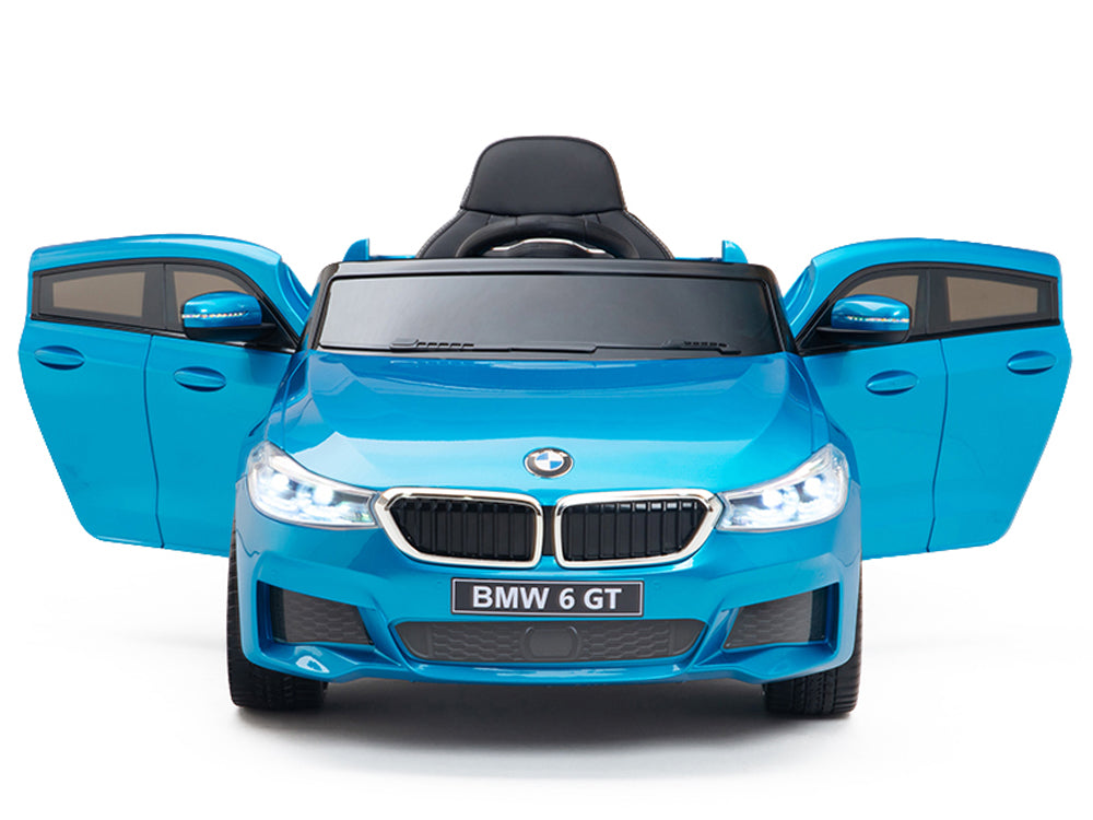 12V BMW 6 Series GT Kids Electric Powered Ride On Car with Remote - Blue