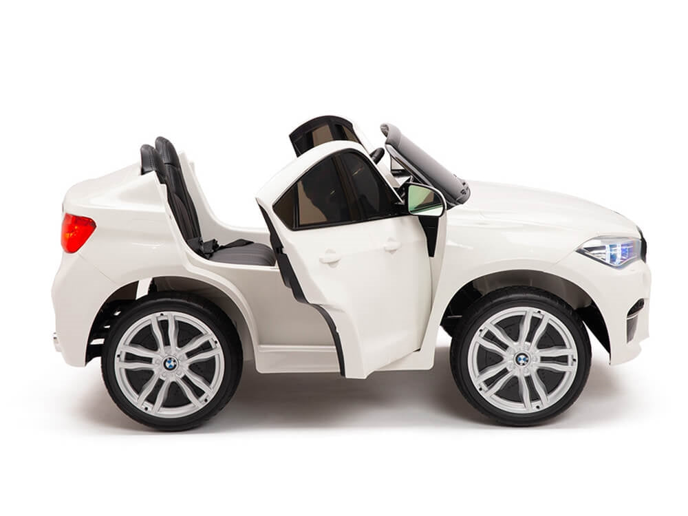 Two Seat BMW X6M Kids 12V Car - White