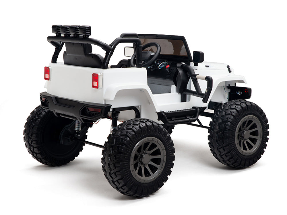 Goliath Kids 24V Battery Operated Ride On Truck With Remote - White