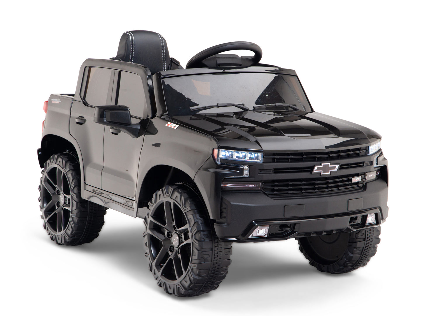 12V Chevrolet Silverado Kids Ride On Truck with Remote Control – Black