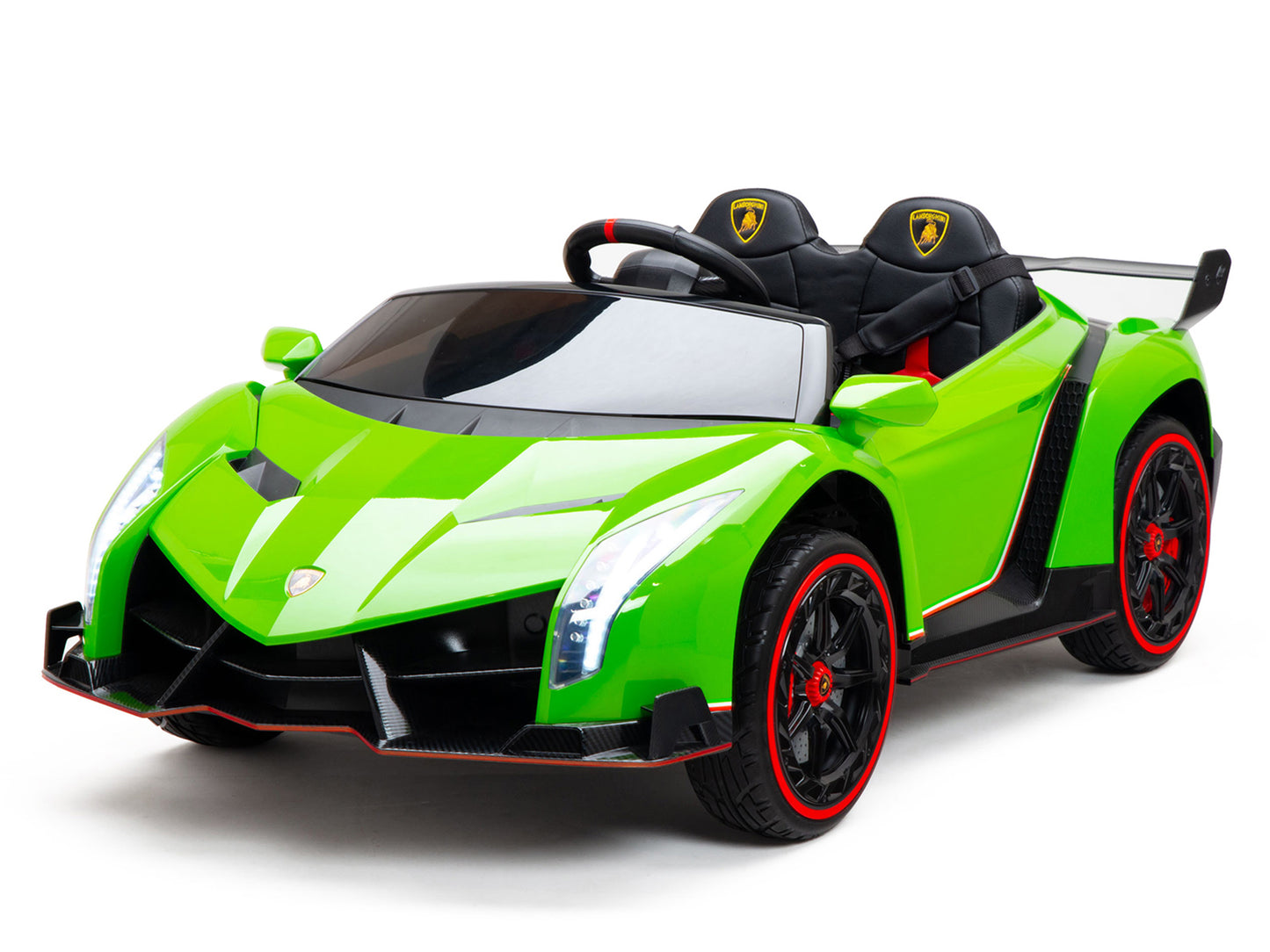 2WD / AWD Kids Premium Lamborghini Veneno Ride On Car w/ Remote Control - Green
