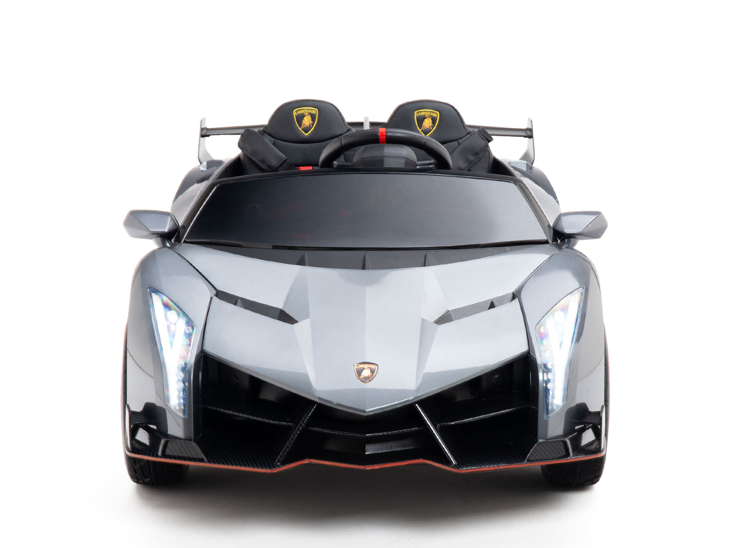 2WD / AWD Kids Premium Lamborghini Veneno Ride On Car with Remote Control - Grey
