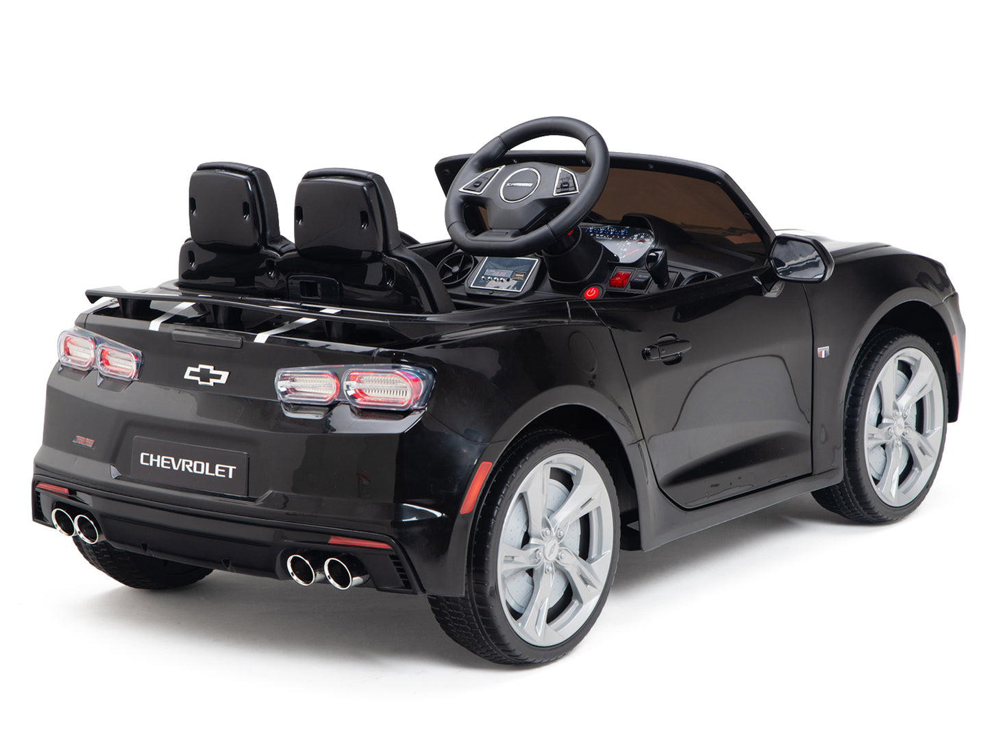 12V Chevrolet Camaro 2SS Kids Ride On Car with Remote Control - Black