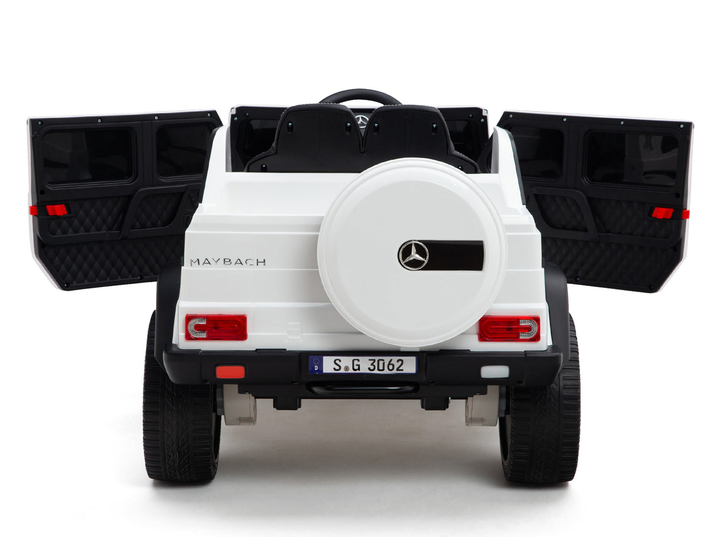 12V Mercedes-Maybach G650 Landaulet Kids Ride On Car/SUV with Remote – White