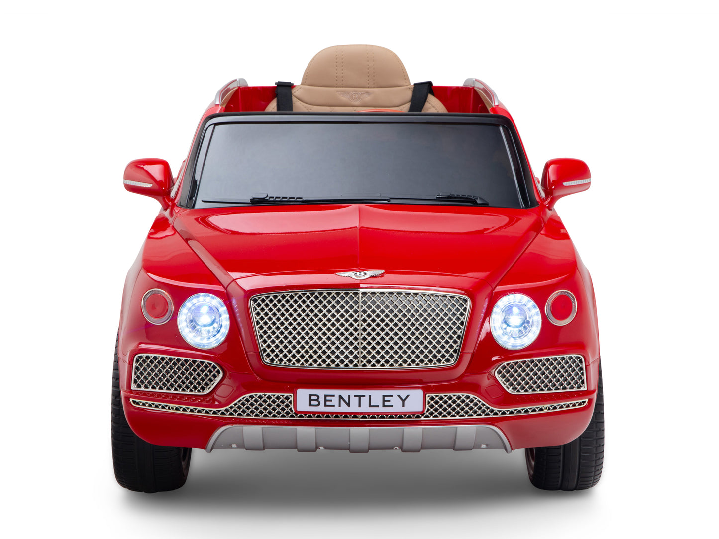 12V Bentley Bentayga Kids Electric Ride On Car/SUV with Remote - Red