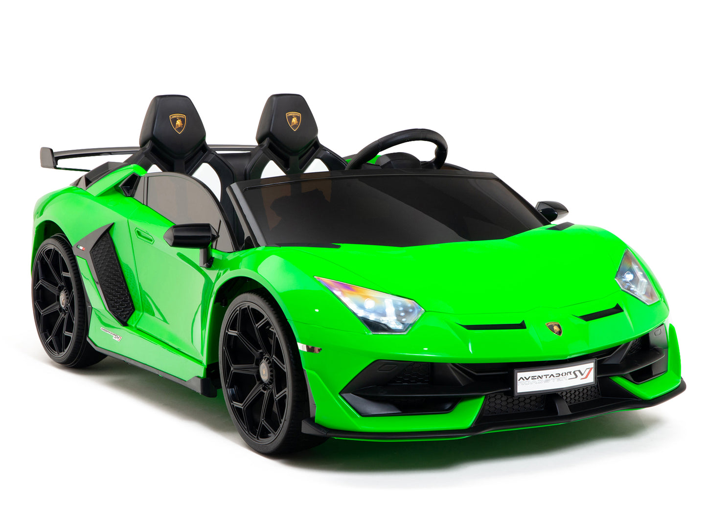 24V Lamborghini SVJ Ride On DRIFT Car with Remote Control - Green