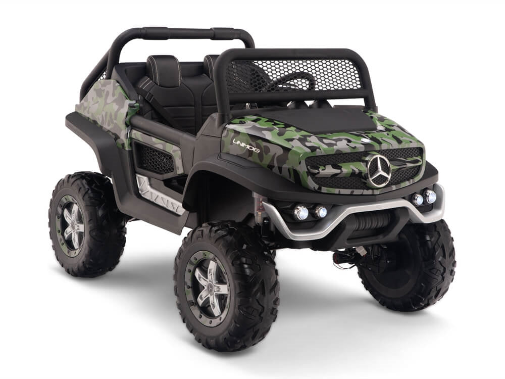 24V Mercedes Benz UNIMOG Kids Ride On UTV with Remote - Camo – Big