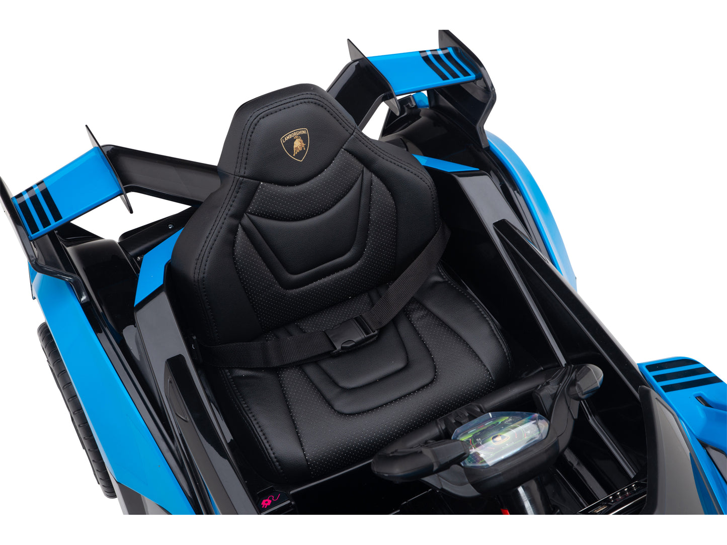 Lamborghini V12 Vision GT Kids Ride On Car with Remote Control - Blue