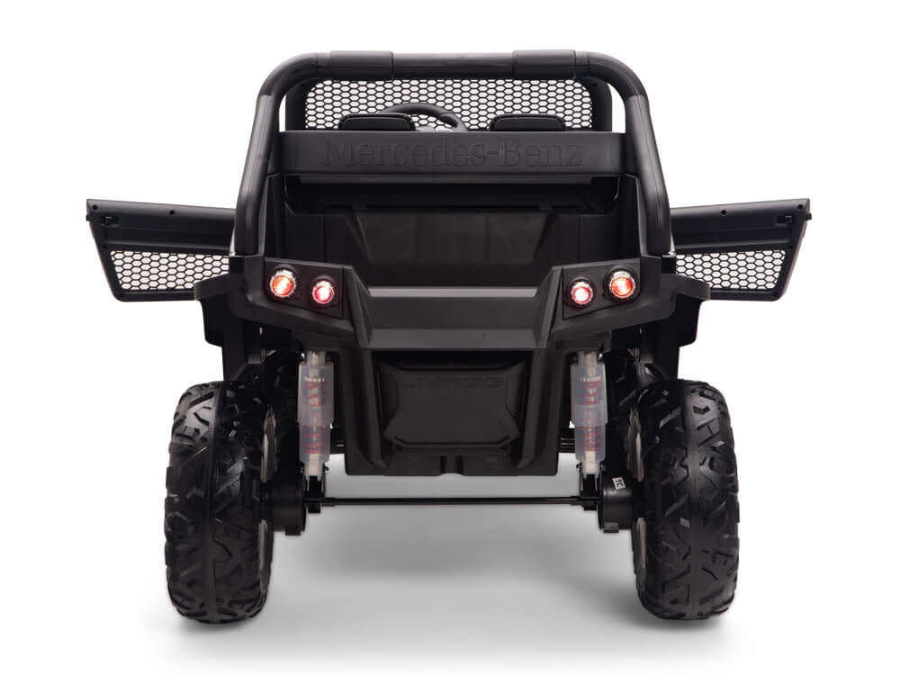 12V Mercedes Benz UNIMOG  Kids Ride On UTV Black