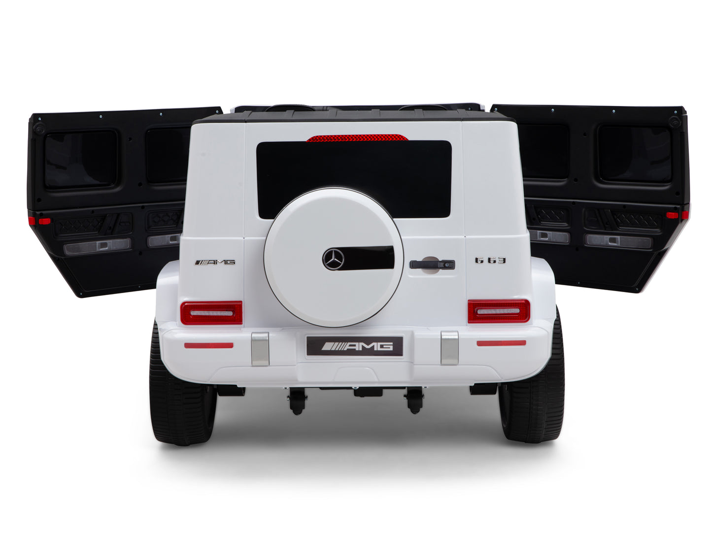 24V 2-Seater Mercedes-Benz G63 Kids Ride On Car / SUV with Remote Control - White