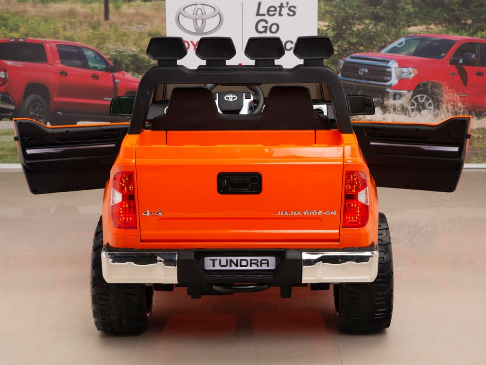 Kids 12V Toyota Tundra Ride On Truck Orange