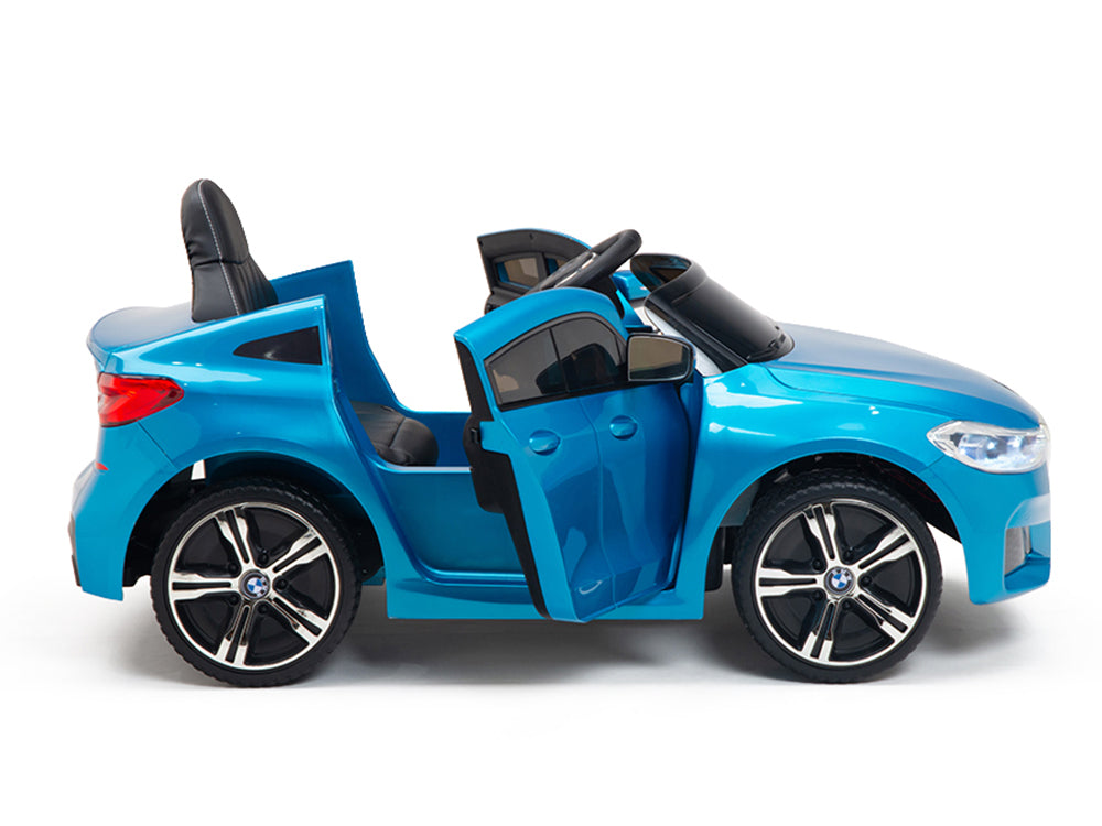 12V BMW 6 Series GT Kids Electric Powered Ride On Car with Remote - Blue