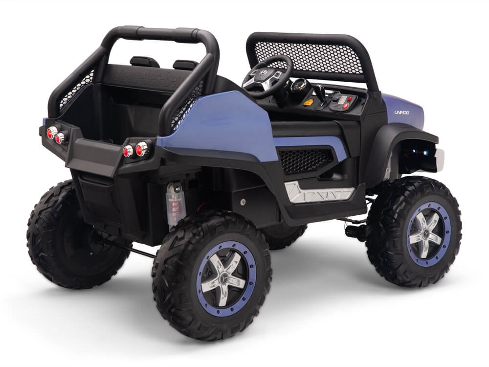 12V Mercedes Benz UNIMOG  Kids Ride On UTV Blue