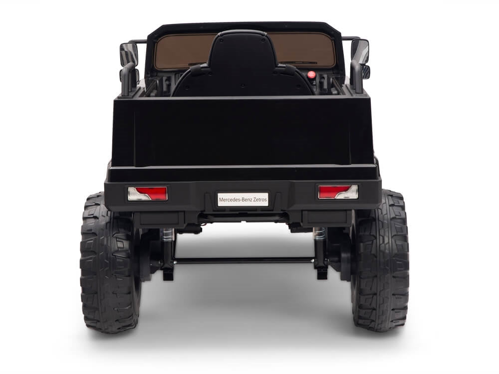 12V Mercedes Zetros One Seat Ride On Truck Black