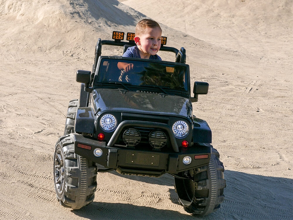 Kids 12V Battery Powered Ride On Truck Black