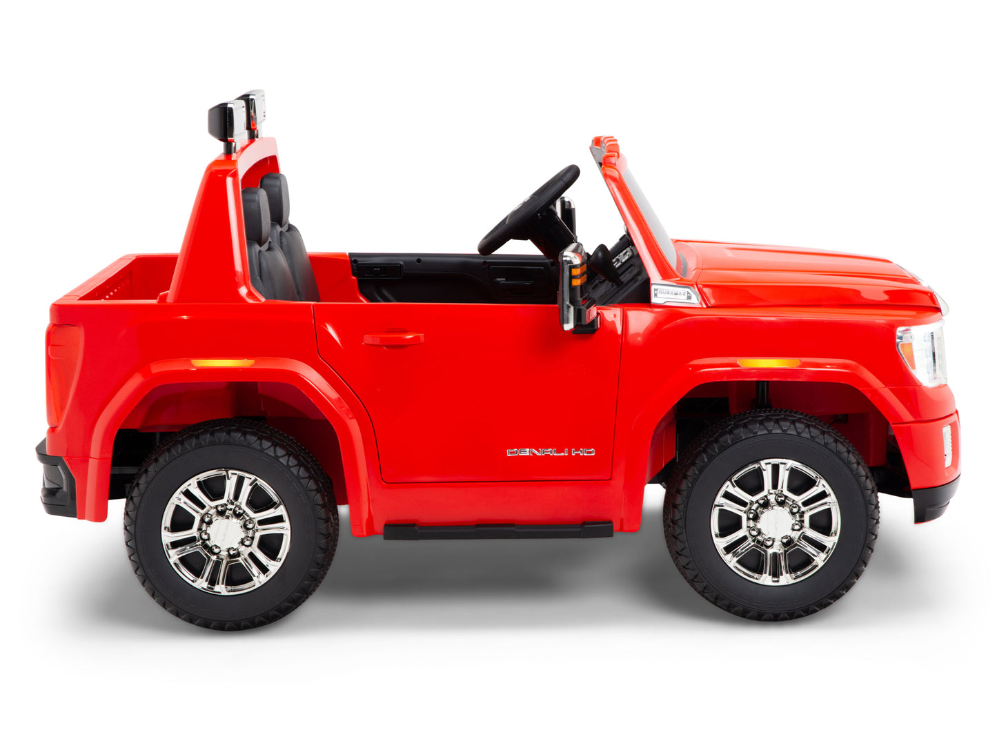 12V GMC Sierra Denali Kids Electric Ride On Truck with Remote Control - Red