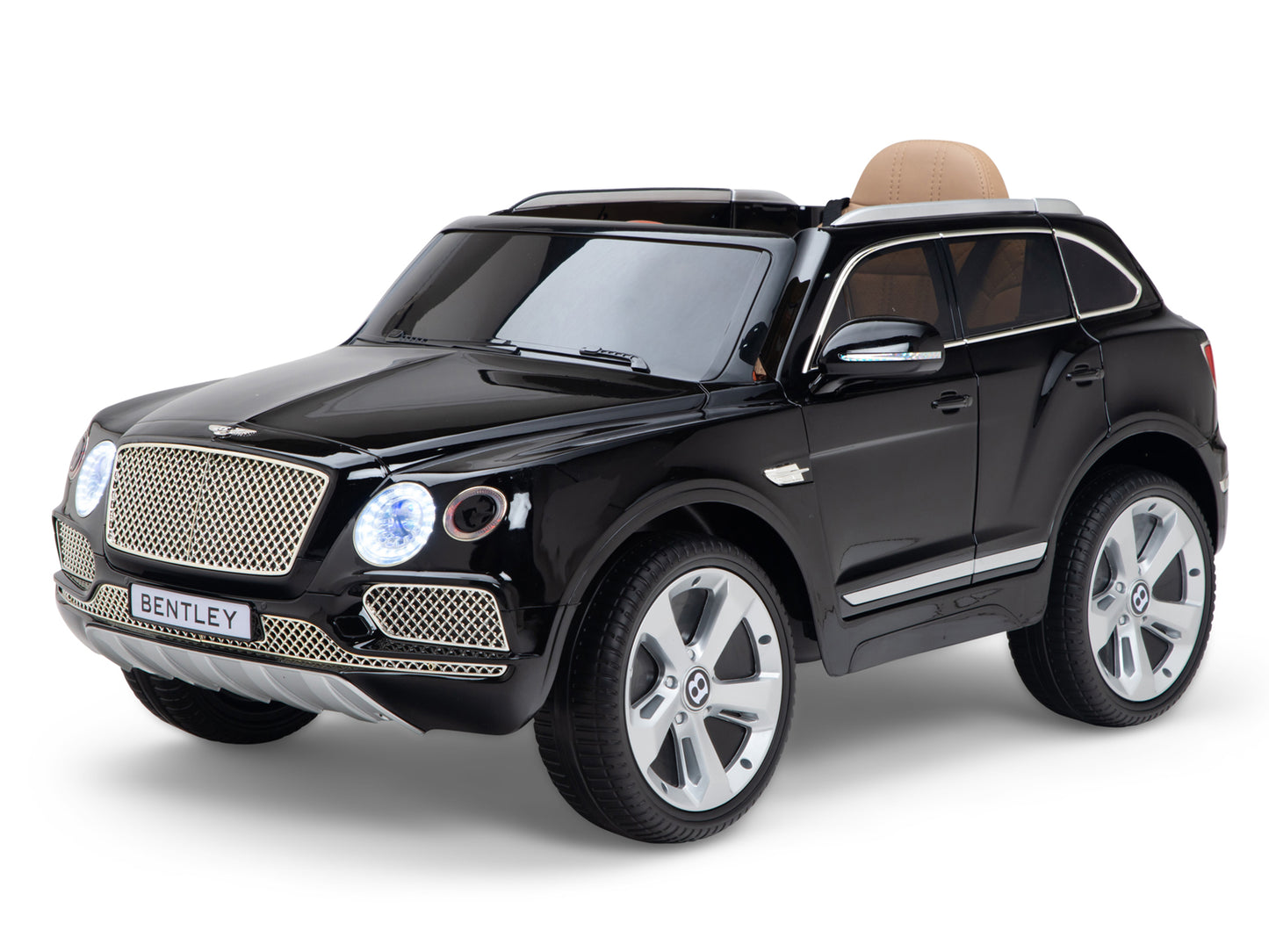 12V Bentley Bentayga Kids Electric Ride On Car/SUV with Remote - Black