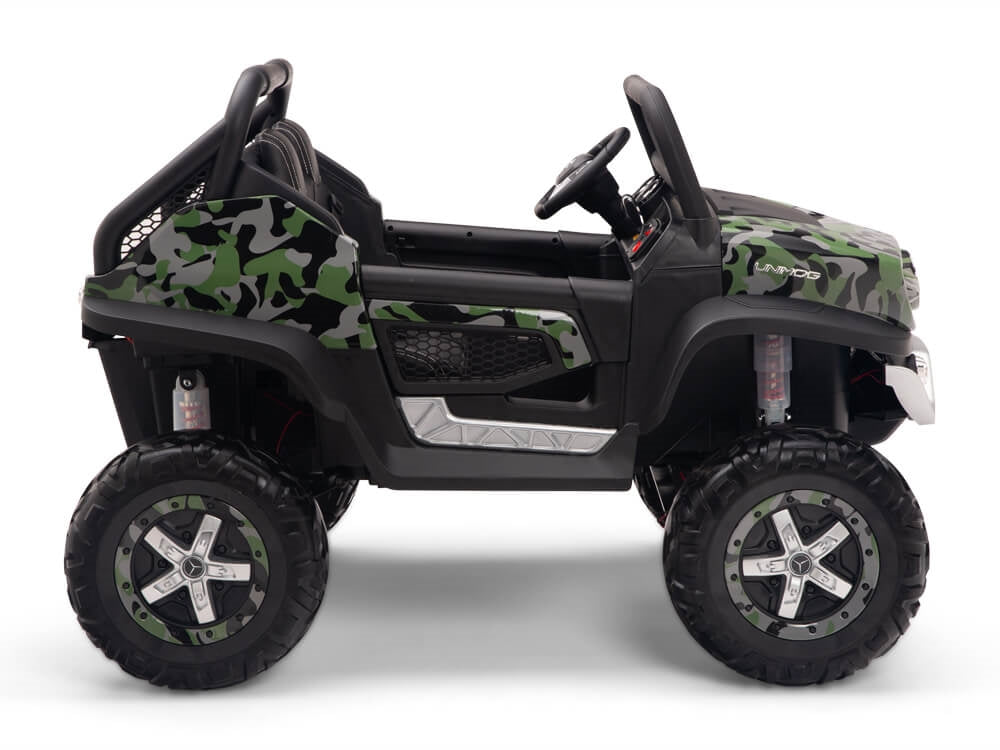 12V Mercedes Benz UNIMOG  Kids Ride On UTV Camo