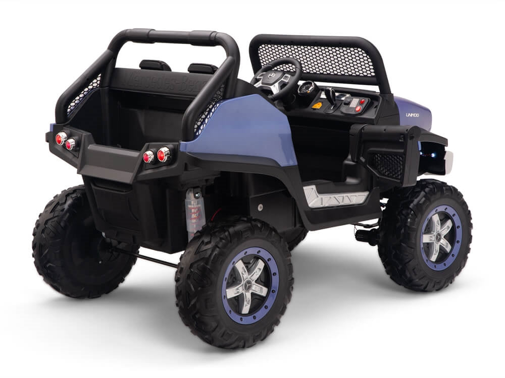 12V Mercedes Benz UNIMOG  Kids Ride On UTV Blue