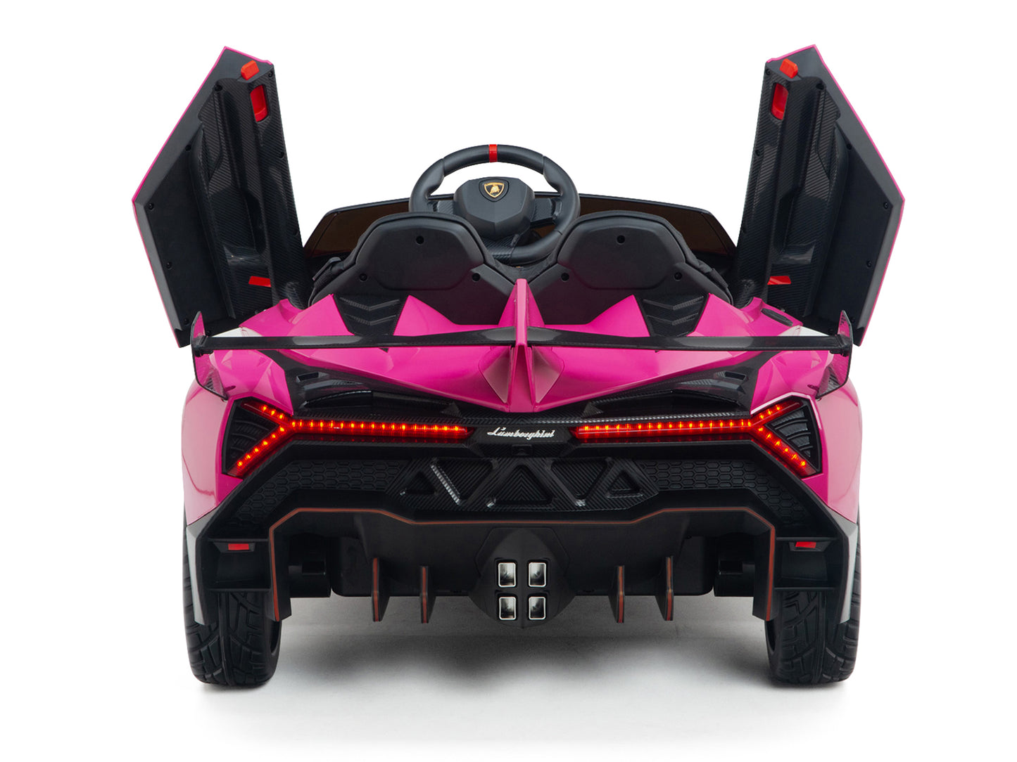 2WD / AWD Kids Premium Lamborghini Veneno Ride On Car w/ Remote Control - Pink
