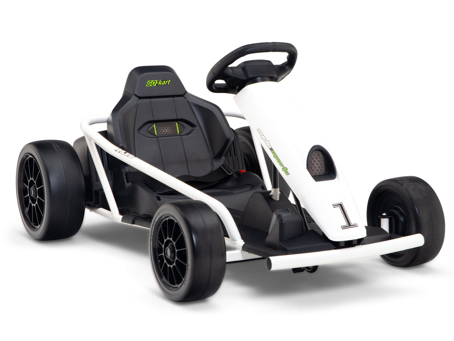 RIDINGTON 24V Kids Electric Go-Kart with DRIFT Function - White