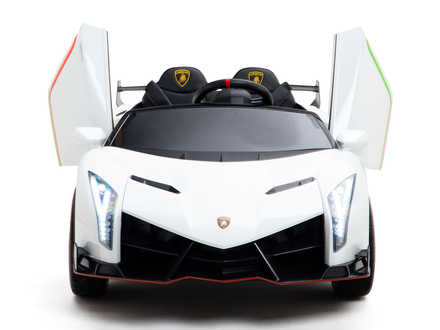 2WD / AWD Kids Premium Lamborghini Veneno Ride On Car with Remote Control - White