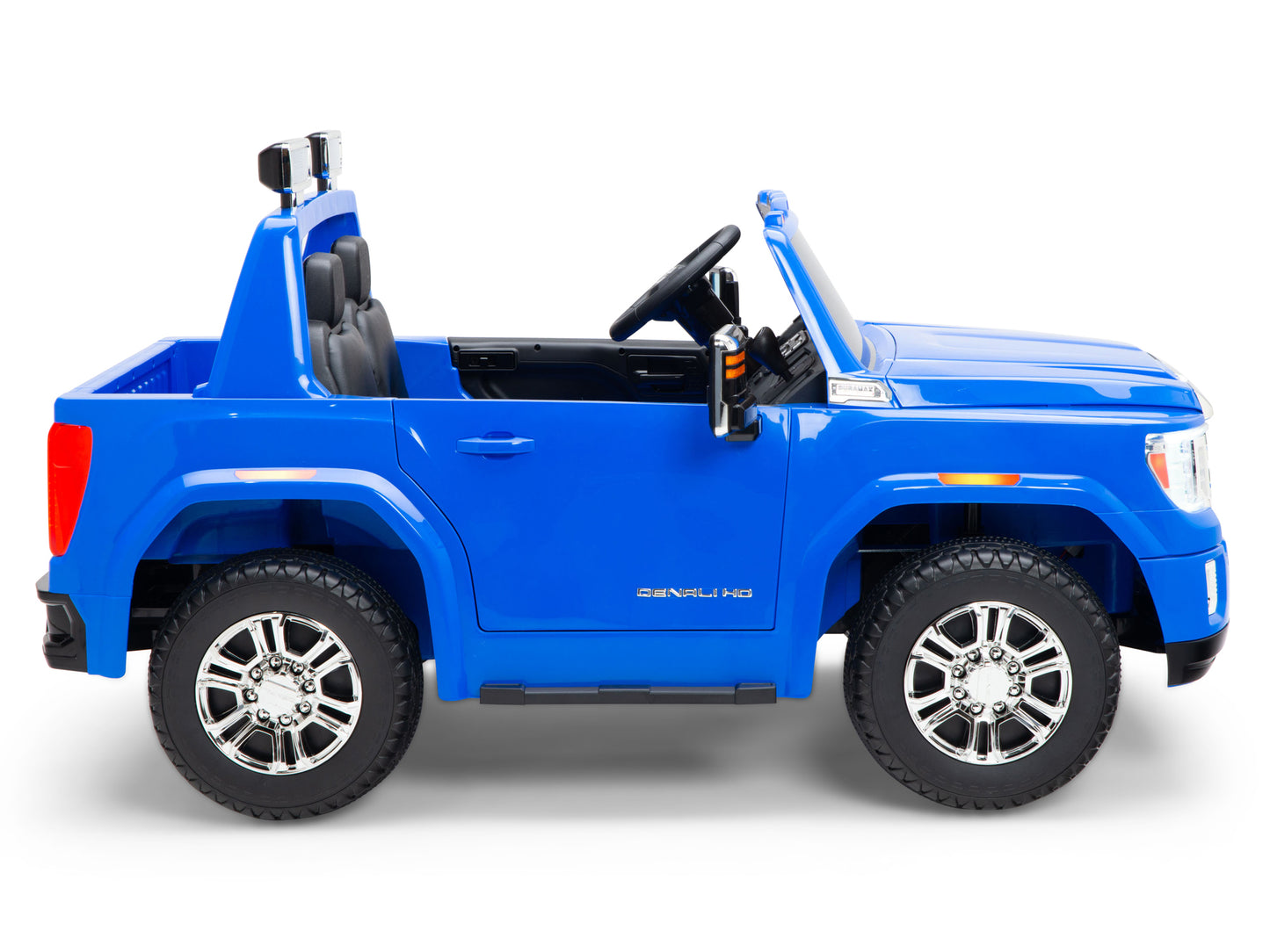 12V GMC Sierra Denali Kids Electric Ride On Truck with Remote Control - Blue