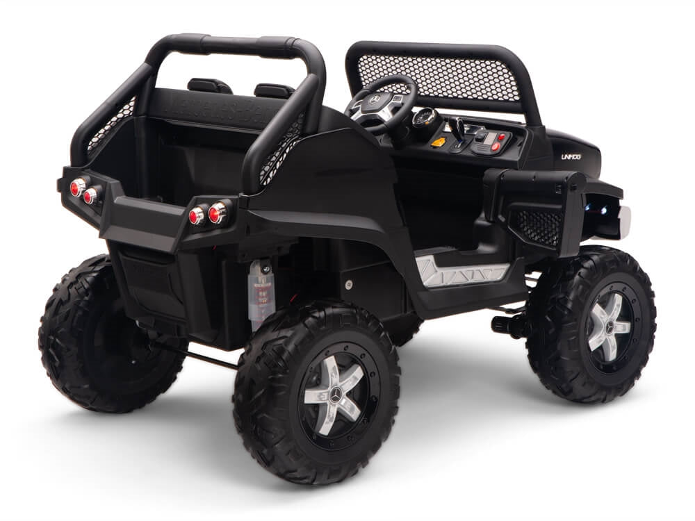 12V Mercedes Benz UNIMOG  Kids Ride On UTV Black