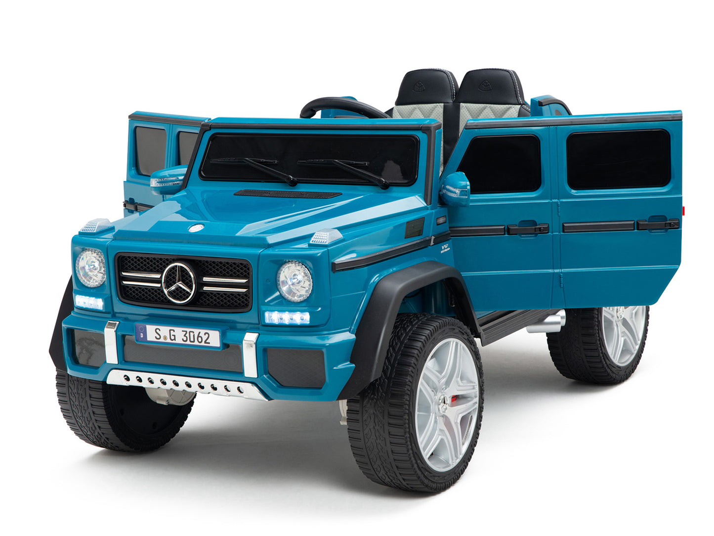 12V Mercedes-Maybach G650 Landaulet Kids Ride On Car/SUV with Remote - Blue