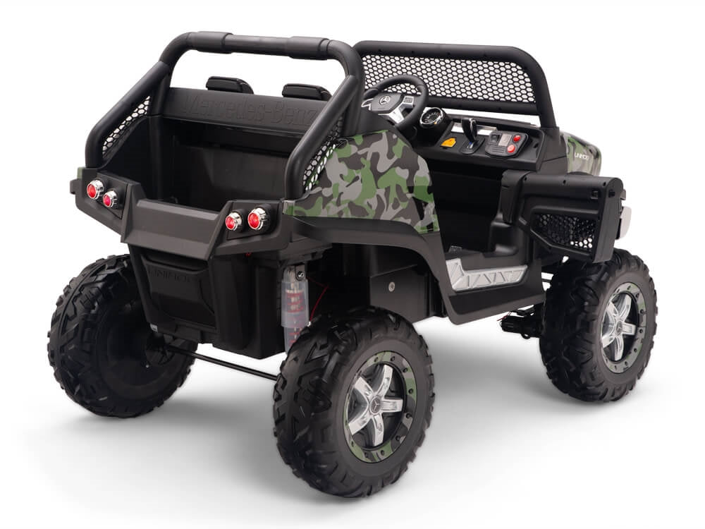 12V Mercedes Benz UNIMOG  Kids Ride On UTV Camo