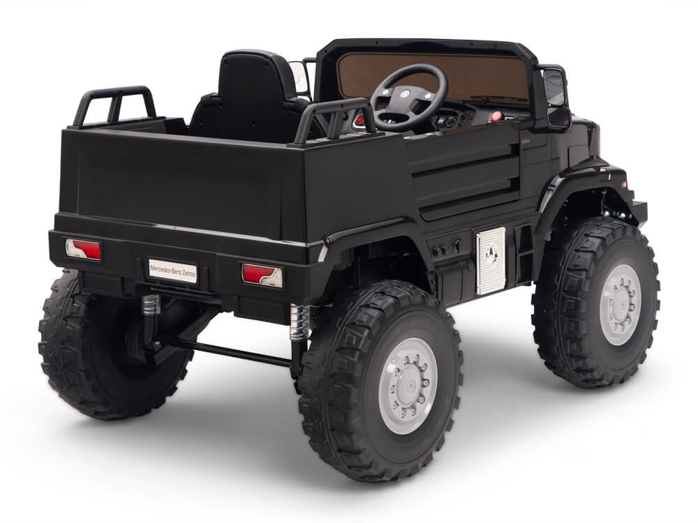 12V Mercedes Zetros One Seat Ride On Truck Black