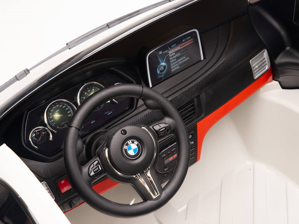 Two Seat BMW X6M Kids 12V Car - White
