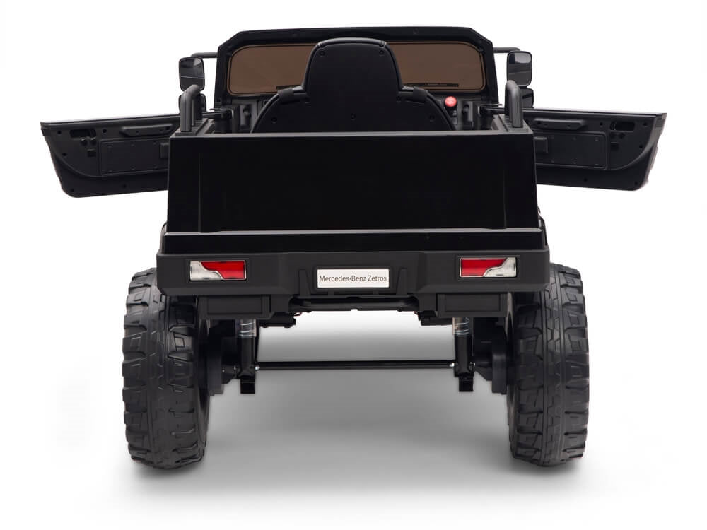 12V Mercedes Zetros One Seat Ride On Truck Black
