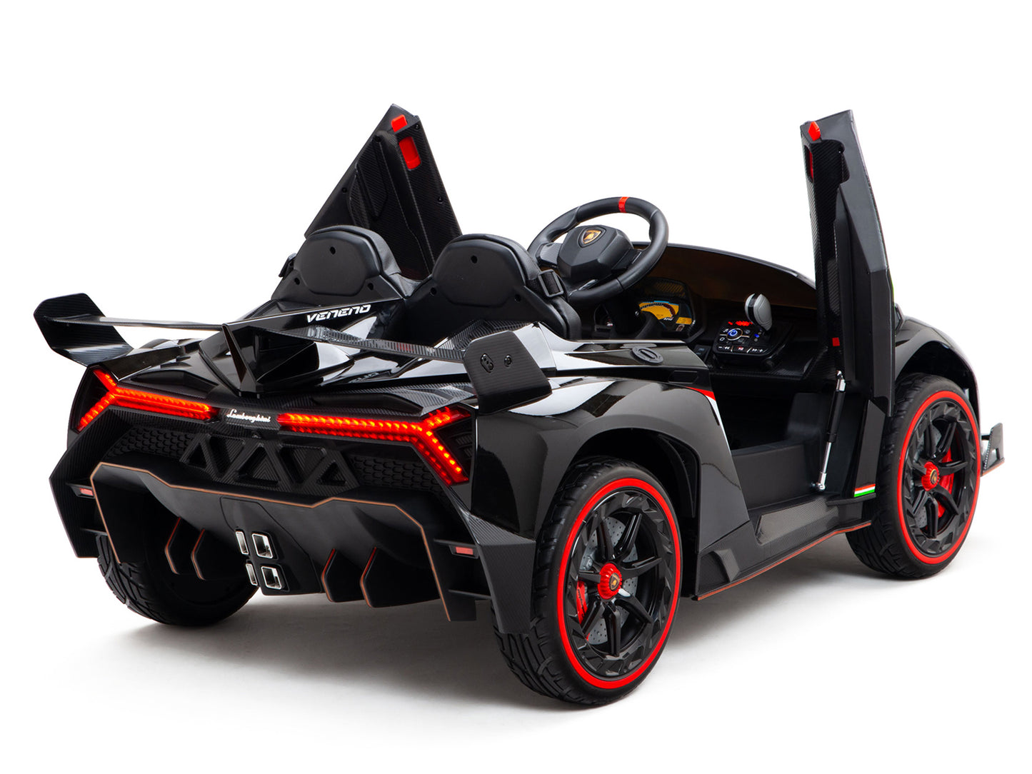 2WD / AWD Kids Premium Lamborghini Veneno Ride On Car w/ Remote Control - Black