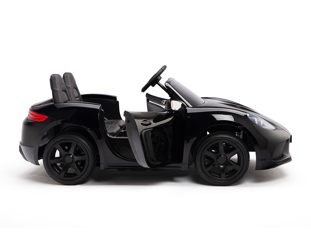 24V Super Sport GT Kids Ride On Car - Black