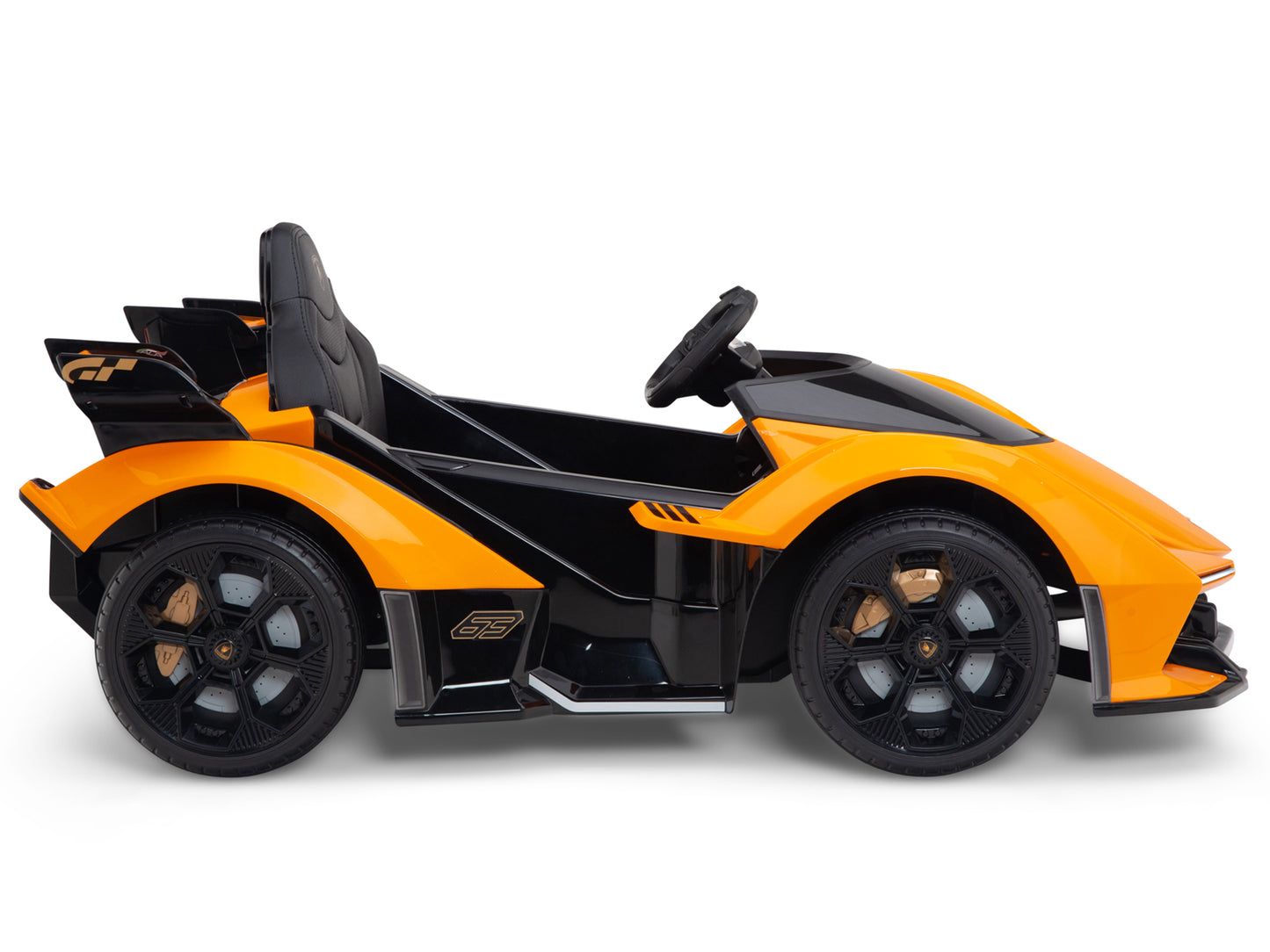 Lamborghini V12 Vision GT Kids Ride On Car with Remote Control - Orange