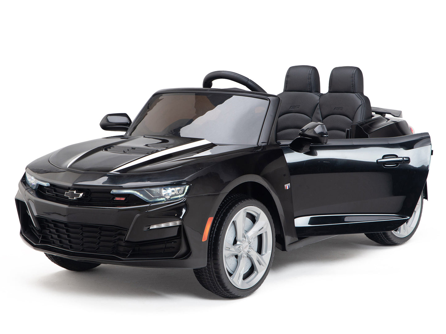 12V Chevrolet Camaro 2SS Kids Ride On Car with Remote Control - Black