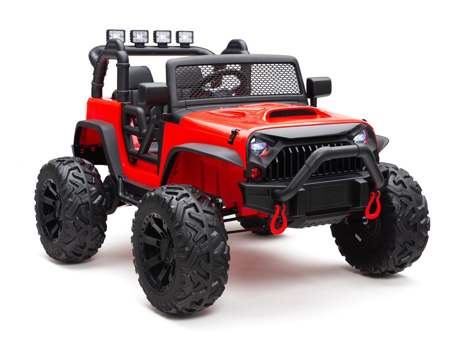 Nighthawk Kids 24V Battery Operated Ride On Truck With Remote - Red