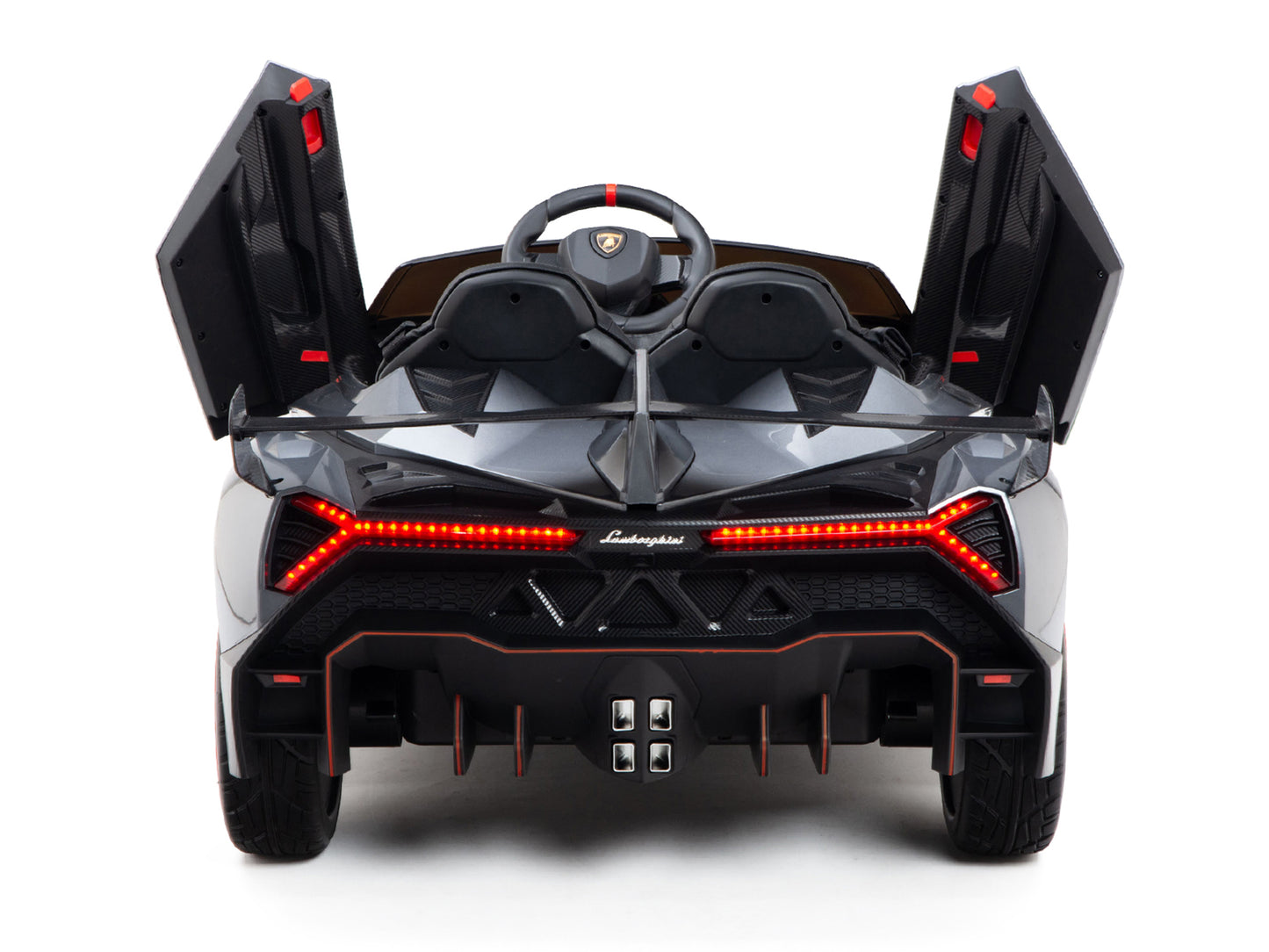 2WD / AWD Kids Premium Lamborghini Veneno Ride On Car with Remote Control - Grey