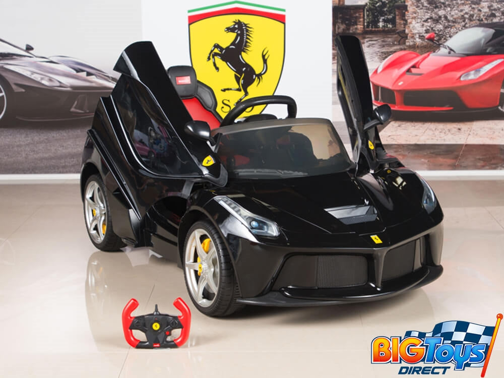 Ferrari 12V LaFerrari Kids Electric Ride On Car with Remote Control - Black