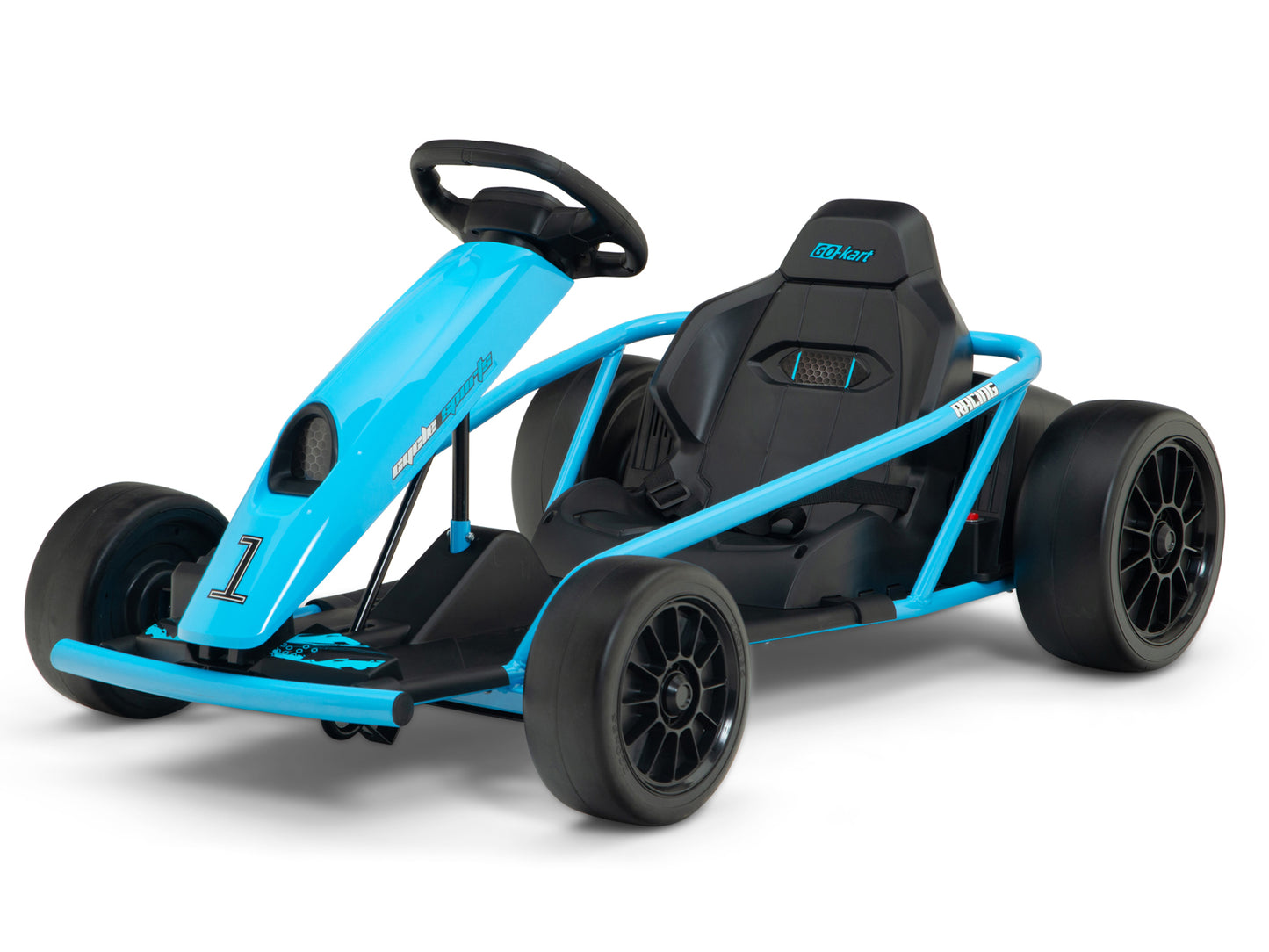 RIDINGTON 24V Kids Electric Go-Kart with DRIFT Function - Blue