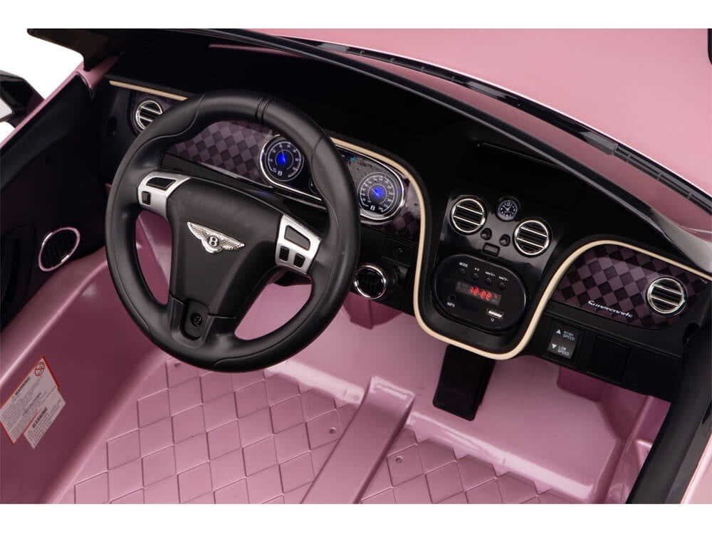 12V Bentley Supersports Pink