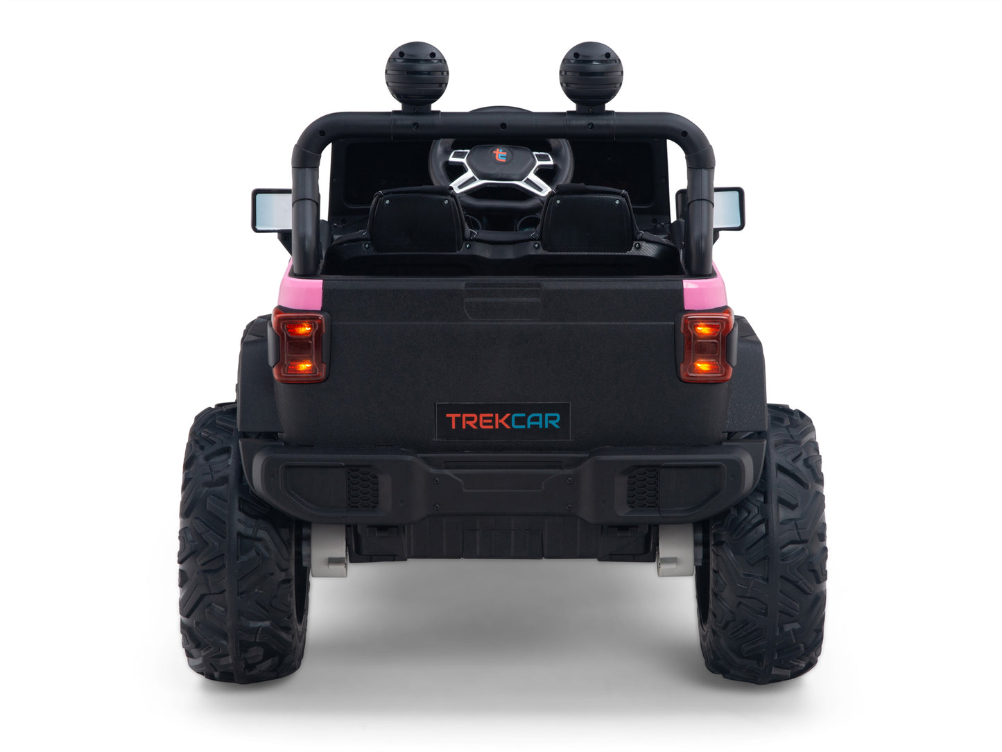 4WD Trekcar Kids Ride On Truck with EVA Wheels and Remote Control - Pink
