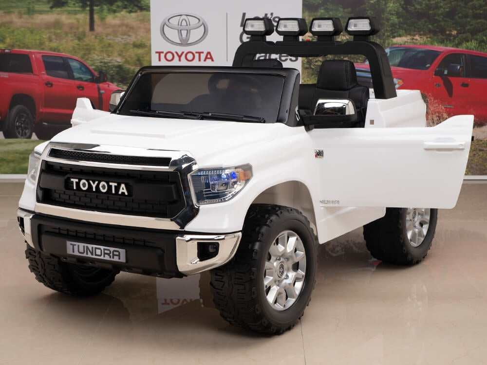 Kids 12V Toyota Tundra Ride On Truck White